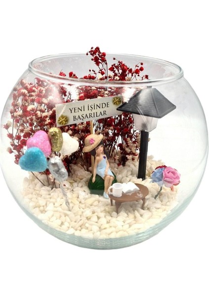 Teraryum Yeni Işinde Başarılar, Tebrikler ( Bayan ) Işıklı Sokak Lambalı modelleri