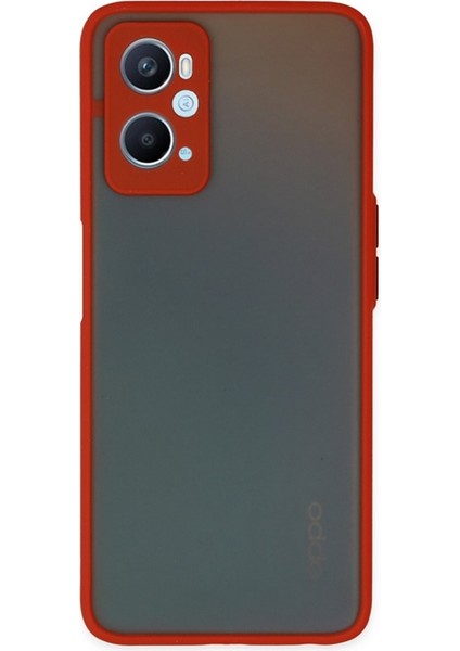 Huawei Oppo A96 Kılıf Hux Arkası Buğulu Sert Mika Silikon