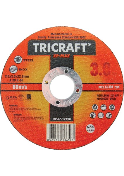 Trıcraft Metal Kesici Taş