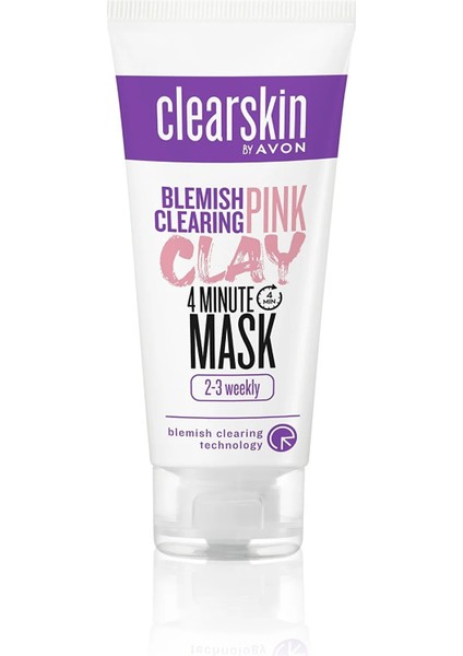 Clearskin Blemish Clearing Leke Karşıtı Pembe Kil Yüz Maskesi 75 Ml.