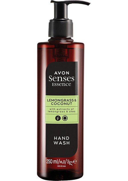 Senses Essence Lemongrass & Coconut Limon Otu Ve Hindistan Cevizi Kokulu Sıvı El Sabunu 250 Ml.