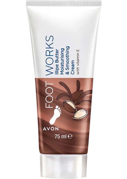 Foot Works Illipe Butter Nemlendirici Ve Pürüzsüzleştirici Ayak Kremi 75 Ml.