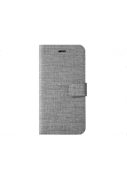 General Mobile Gm 5 Plus Kılıf Kumaş Cüzdan Kılıf Kapaklı Kılıf