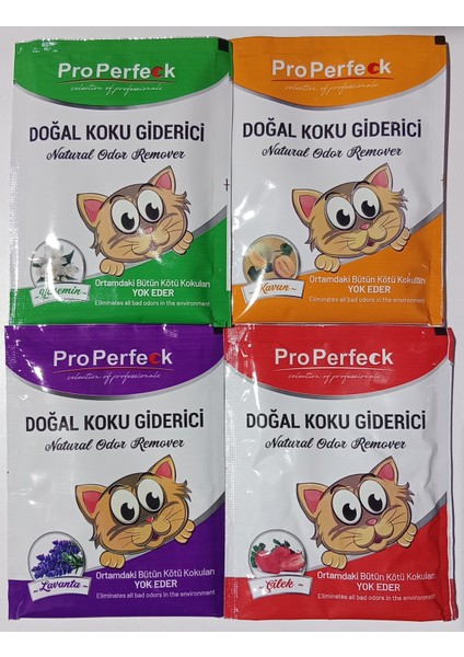 Kedi Kumu Koku Giderici 4'lü Set
