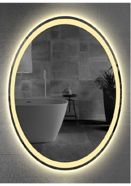 50*60 Oval Ledli Ayna Banyo Aynası modelleri