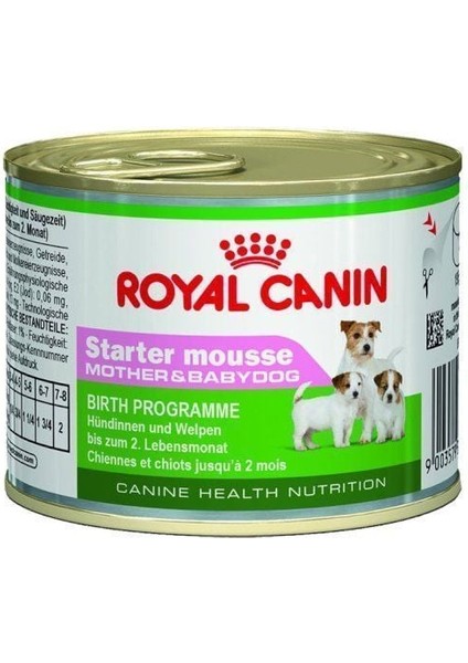 Starter Mousse Mother Babydog Yavru Köpek Konservesi 195 gr