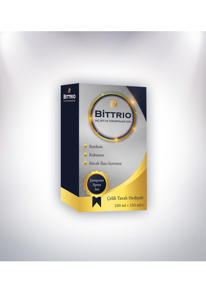 Bit Kiti Şampuan + Sprey + Bit Tarağı