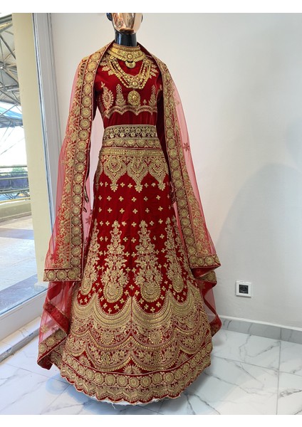 Lehenga Kına Elbisesi Kaftan