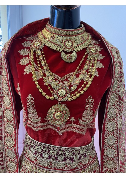 Lehenga Kına Elbisesi Kaftan