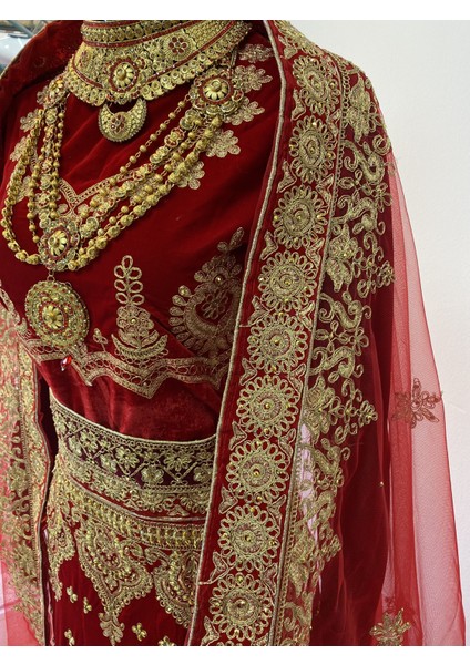 Lehenga Kına Elbisesi Kaftan