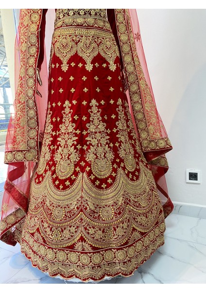 Lehenga Kına Elbisesi Kaftan