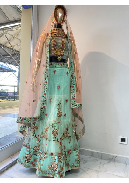 Lehenga Kına Elbisesi Kaftan