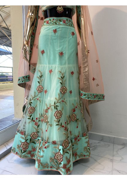 Lehenga Kına Elbisesi Kaftan