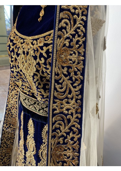 Lehenga Kına Elbisesi Kaftan