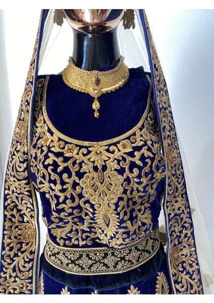 Lehenga Kına Elbisesi Kaftan