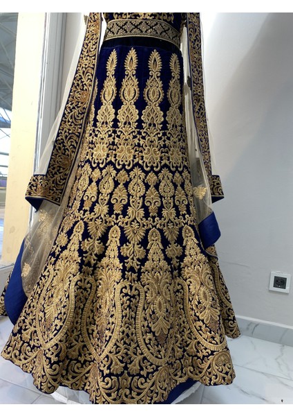 Lehenga Kına Elbisesi Kaftan