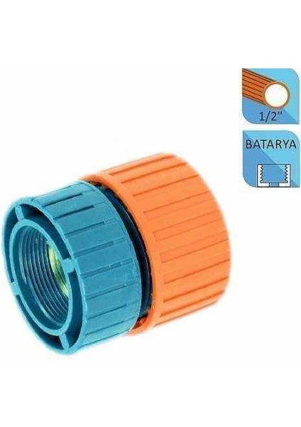 1/2 Dişi Batarya Hortum Rekoru