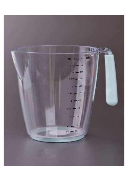 Ölçü ve Hamur Kabı 1000 ml - Silikon Sap-