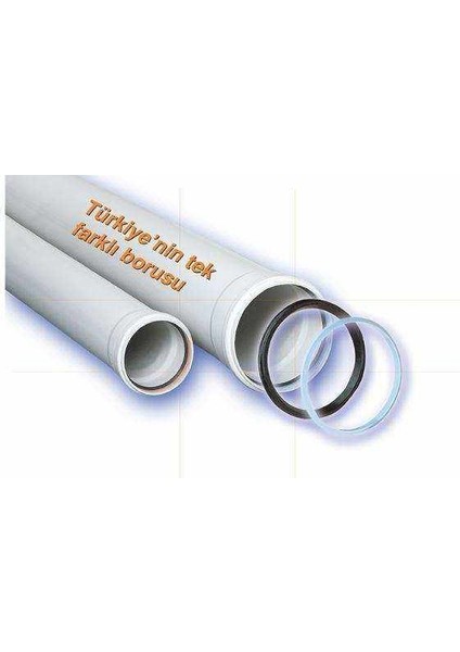 50X1000 Pvc Boru 1,8 mm