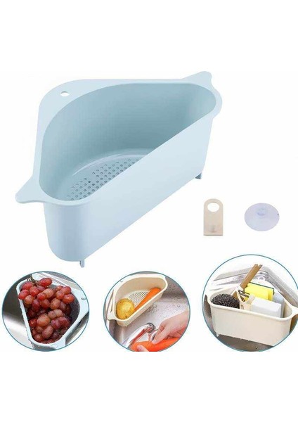 Süzgeçli Lavabo Süzgeci – Vakum Aparatlı Kenar Süzgeci-