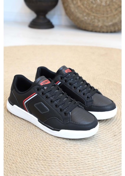 Konfores 1396-27799 Anatomik Taban Sneakers Ayakkabı - NKT01396-SIYAH Beyaz-47
