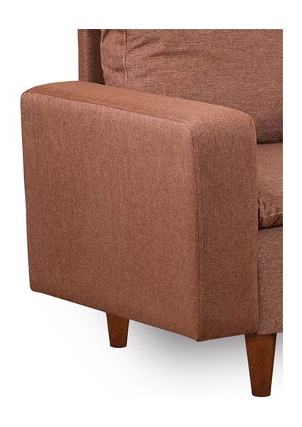 Lungo Kol Modülü - Açık Kahve Keten