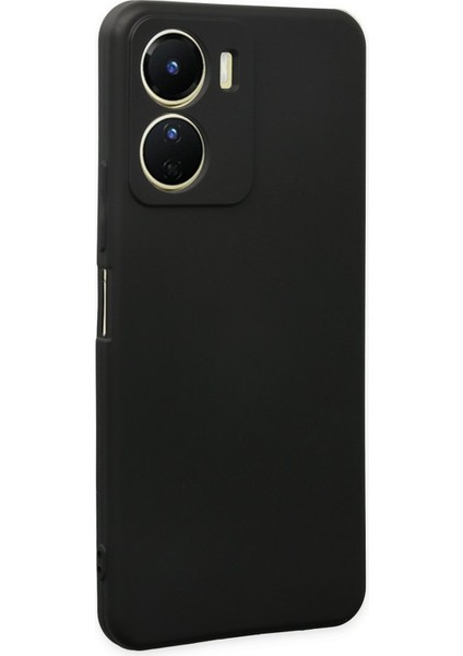 Vivo Y16 Kılıf Yumuşak Esnek Silikon Kapak - Siyah fiyatları