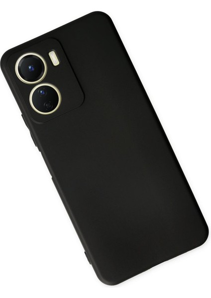 Vivo Y16 Kılıf Yumuşak Esnek Silikon Kapak - Siyah modelleri