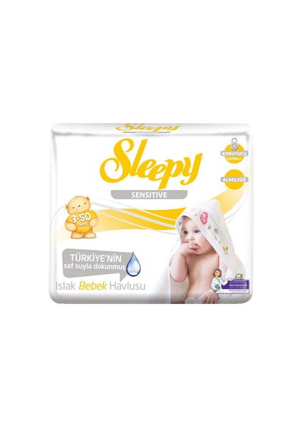 Sensitive Islak Havlu 3X50'LI