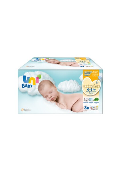 Yenidoğan Islak Mendil 3X40 Adet