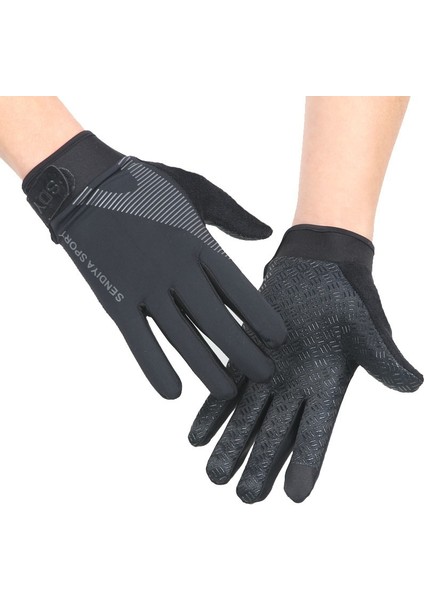 Kaydırmaz Akıllı Parmak Uçlu Motosiklet Bisiklet Eldiveni fırsatları