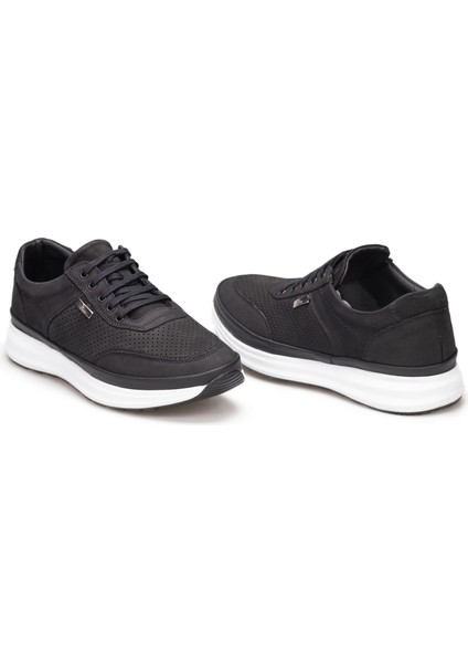 Erkek Hakiki Nubuk Deri Anatomik Günlük Spor Ayakkabı - Sneaker