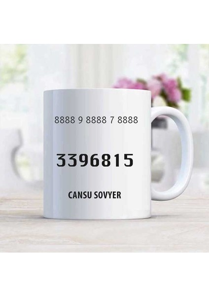 Sonsuz Şifa Sayı Sekans Kişiye Özel Kupa Bardak