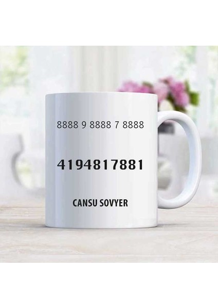 Ev Sahibi Ol Sayı Sekans Kişiye Özel Kupa Bardak