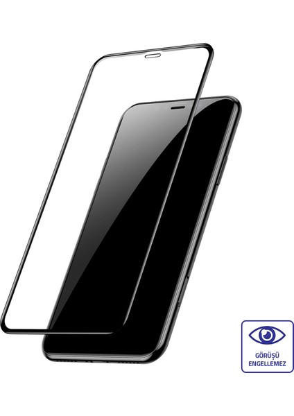 iPhone 14 Pro Ekran Koruyucu 9d Temperli Cam - Siyah