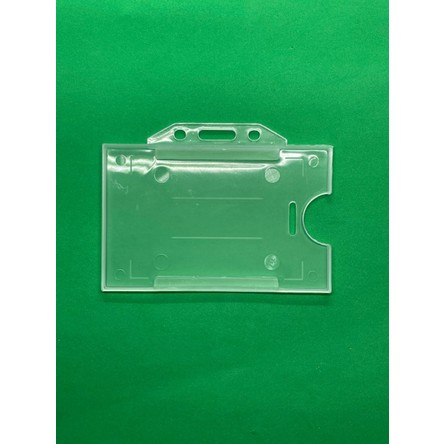 Stormistoretr Yaka Kartı Kılıfı Şeffaf Yatay Kart Koruyucu 1 Adet 86x54 mm Ölçülerle