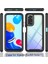Xiaomi Redmi Note 11 / Note 11S Için Bumper Yerleşik Ekran 360 Tam Koruma Kılıf Kapaklı - Mor 2