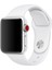 Apple Watch Uyumlu Silikon Kordon Kayış 7 - 6 - Se - 5 - 4 - 3 - 2 - 1 38MM 40MM - Beyaz 1