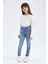 Kız Çocuk Skinny Fit Jean Pantolon Y6873A622WN 3