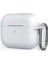 Apple Airpods Pro 2 Kılıf Mat Kancalı Silikon SF17 Beyaz 1
