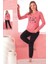 Fawn Kadın Little Interlok Uzun Kol Pijama Takımı (8237) 1