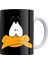 Çizgi Kahraman Yüzleri Serisi (Daffy Duck) Baskılı %100 Porselen Kupa 1
