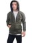 Booss Milano Boss Milano Erkek Armalı Fermuarlı Kapüşonlu Haki SWEATSHIRT-315 2