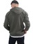 Booss Milano Boss Milano Erkek Armalı Fermuarlı Kapüşonlu Haki SWEATSHIRT-315 3