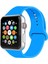 Apple Watch Uyumlu Kordon 2 3 4 5 Seri 38 mm ve 40 mm Silikon Kordon Kayış 1