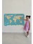 Eğitici Dünya Haritası Dünya Atlası Çocuk ve Bebek Odası Duvar Sticker 4