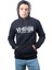 Erkek Vintage Lacivert Kapüşonlu SWEATSHIRT-237 2