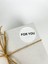 For You Yazılı Yuvarlak Yapışkanlı Sticker Etiket 40 mm 120 Adet 1