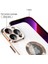Iphone 11 Pro Max Kılıf Kamera Lens Cam Korumalı Yuvarlak Halkalı Logo Gösteren Parlak Gold 3