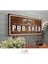 Kişiye Özel Dekoratif Ahşap Cafe&bar Tabelası 46CM - Model 8 4
